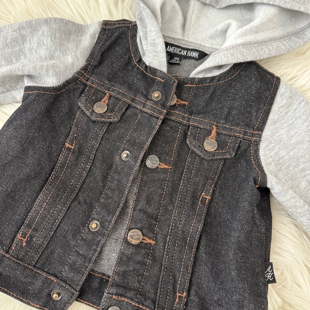 American Hawk Jean Jacket - Picture 2 of 4